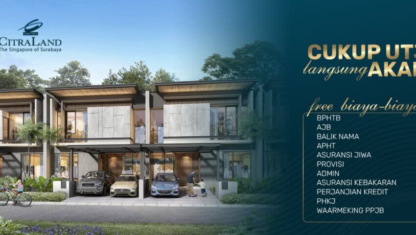 Promo Perumahan Cukup UTJ Langsung Akad