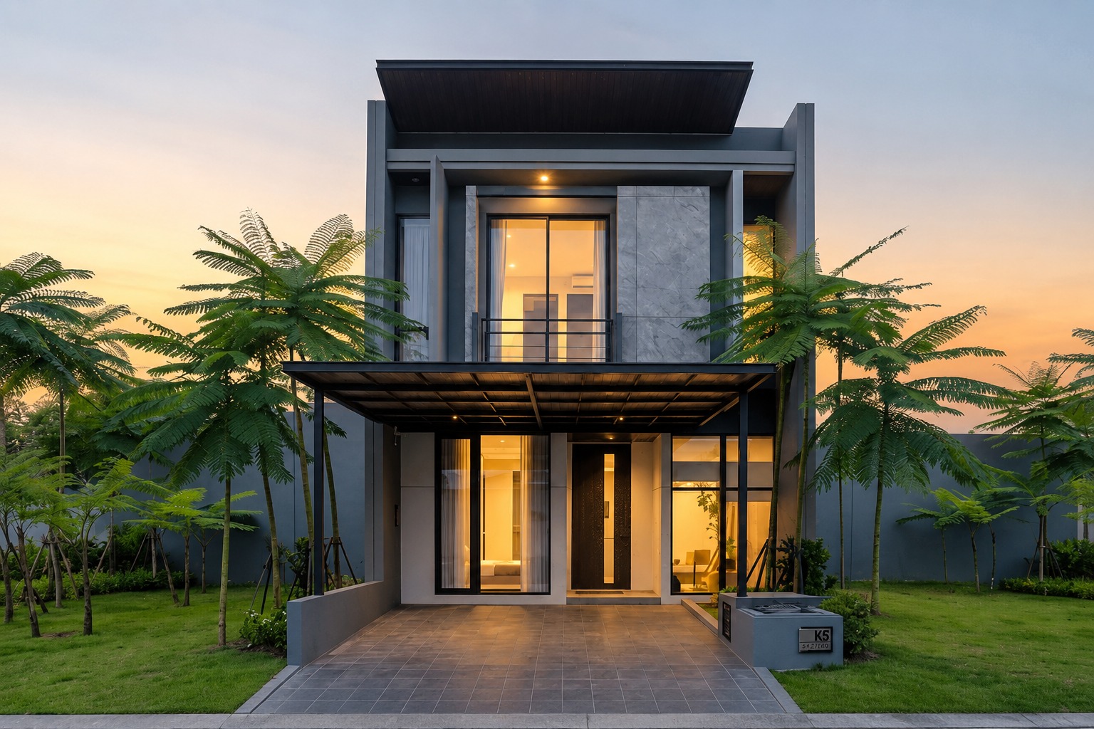 Fasad Rumah Tipe New Dempsey
