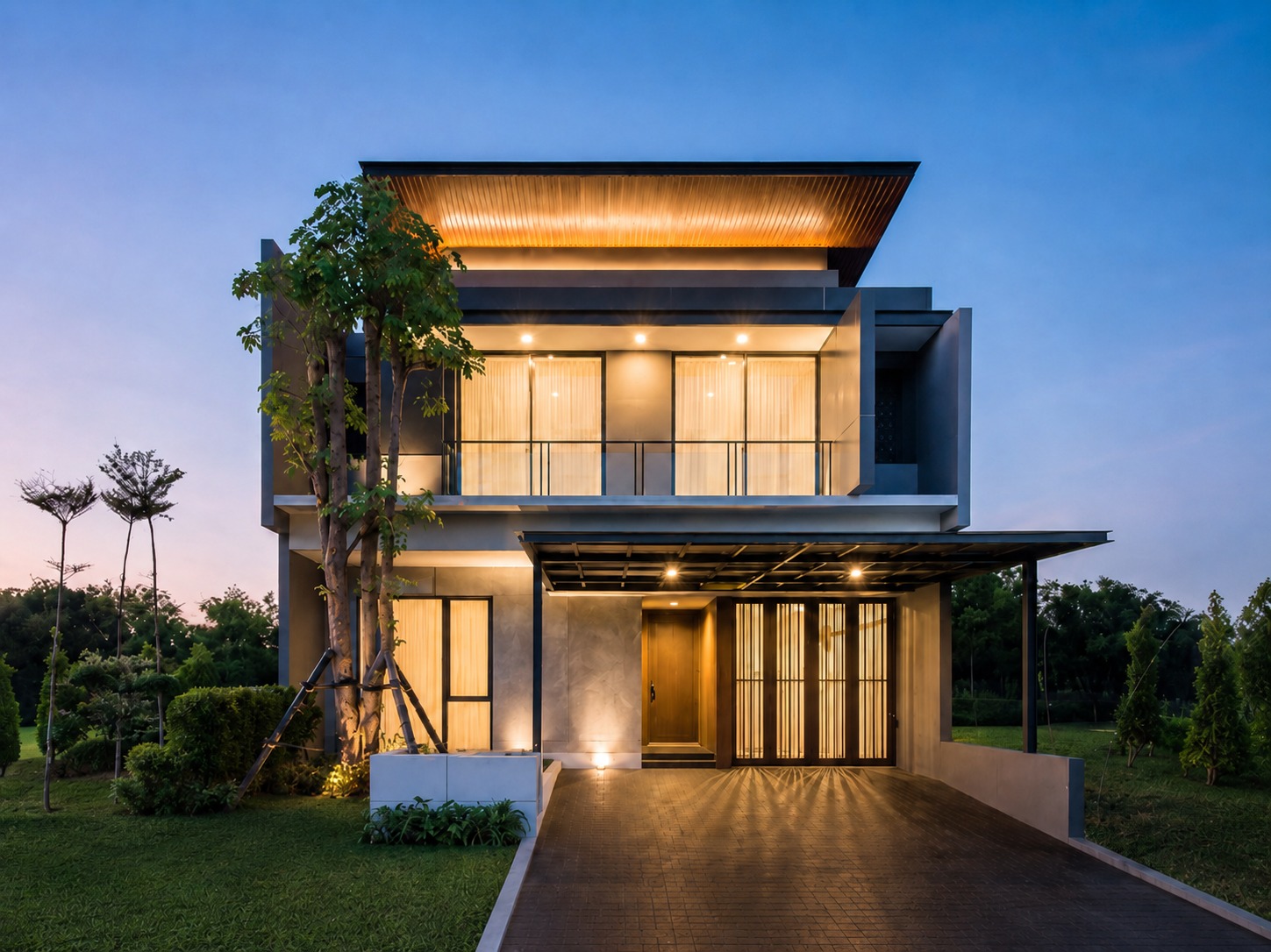 Fasad Rumah Tipe Peony