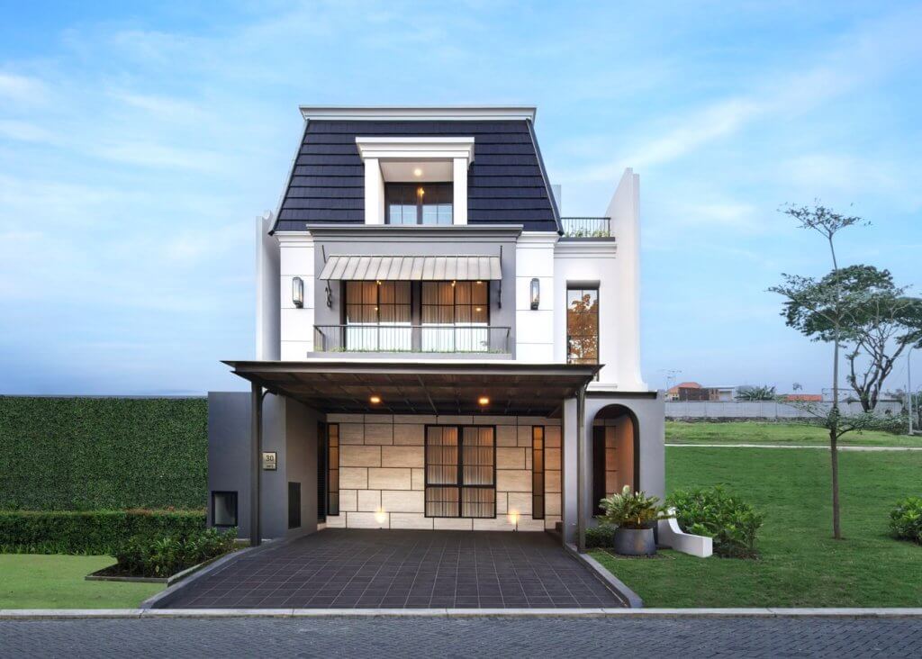 Fasad Rumah Alessandra - CitraLand Surabaya Fasad Rumah Alessandra