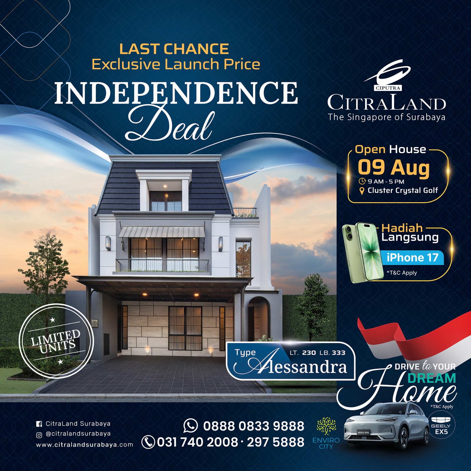 Promo Kemerdekaan CitraLand Surabaya - CitraLand Surabaya Promo Kemerdekaan CitraLand Surabaya