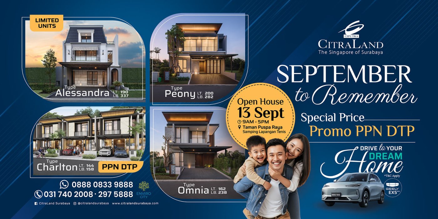 Promo September CitraLand Surabaya