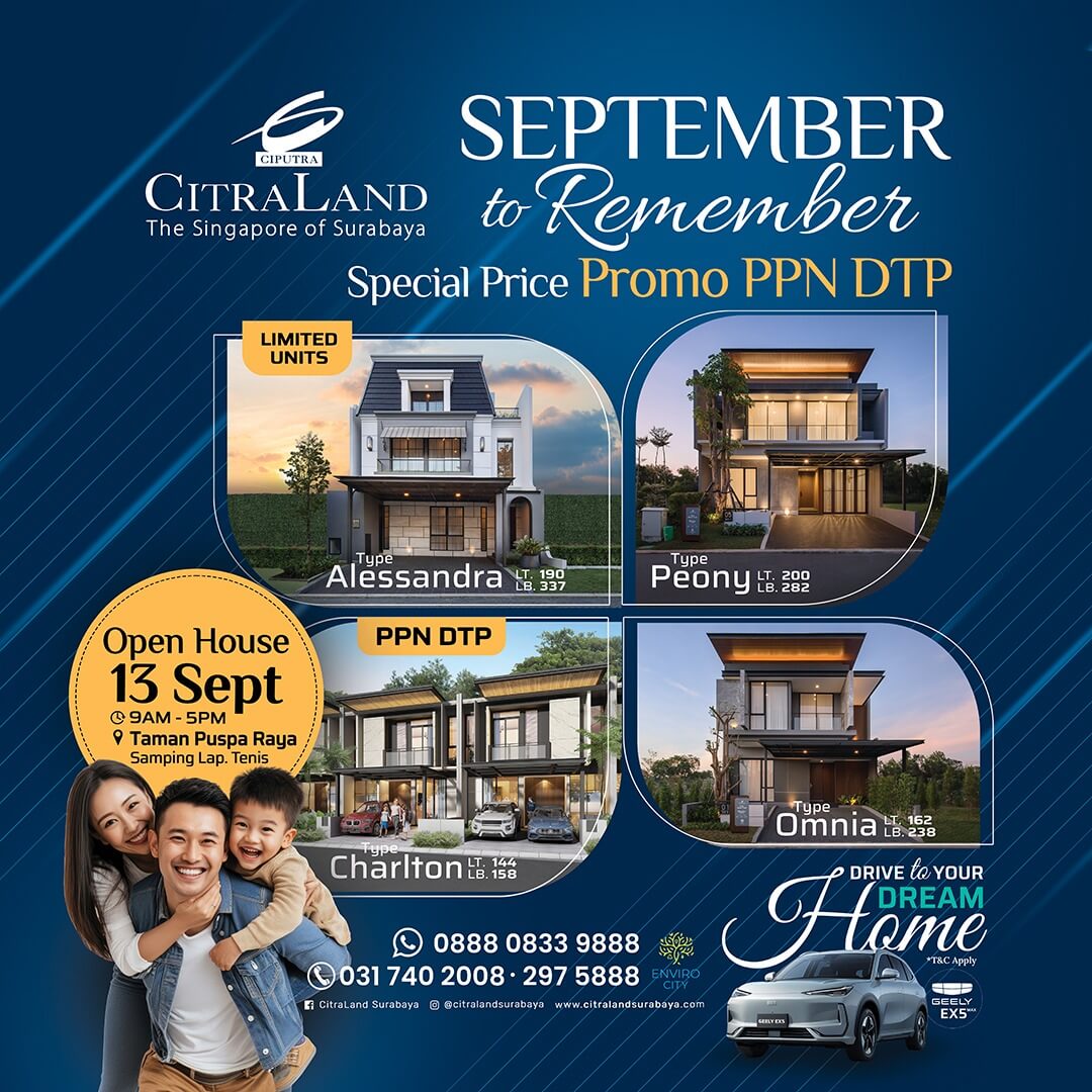 Promo September GMB - CitraLand Surabaya Promo September GMB